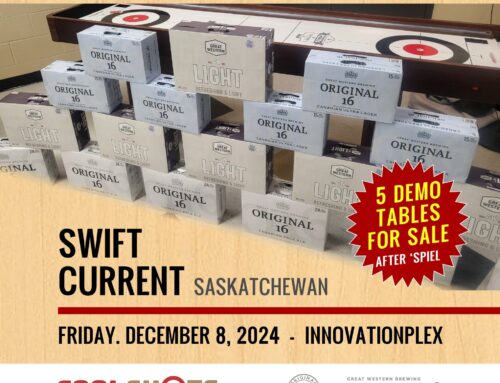 FIVE Demo Tables Available After “Beer For A Year” ‘Spiel in Swift Current, SK – Friday, December 8